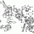 CB700SC Carburetor (comp. parts)