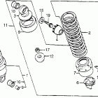 VT1100C Задний амортизатор