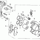 CR125R Fr. brake caliper 84-86