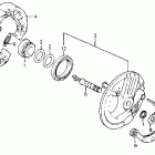 CT110 Передний тормоз