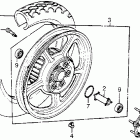 VT1100C Заднее колесо