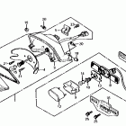 CB700SC Фонарь задний