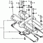 CB700SC Крышка головки цилиндров
