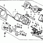 VF500F Speedometer @ tachometer