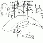 CB700SC Переднее крыло