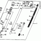 CB450SC Передняя вилка