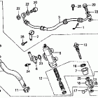 VF500F Задний тормозной цилидр