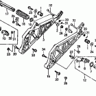 VF500F Подножки