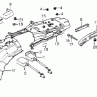 VF1100C Rear fender @ spark unit