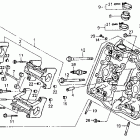 VFR750F Передняя головка цилиндров