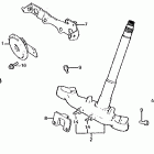CB700SC Steering stem @ horn