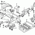 CB700SC Заднее крыло