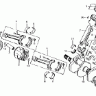 VFR750F Коленвал и поршни