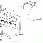 VF1100C Clutch master cylinder  @ clutch control lever