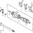 VT500FT Вилка переключения передач