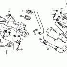 CB700SC Руль и панель переднего номера