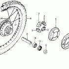 CT110 Заднее колесо