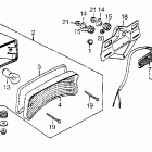 VT1100C Фонарь задний