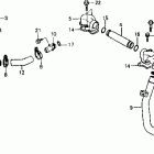 VFR750F Water pipe @ thermostat