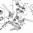 VF500F Руль и панель переднего номера