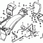 VF500F Rear fender @ spark unit