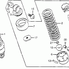 VT500FT Задний амортизатор