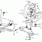 VT1100C Руль и панель переднего номера