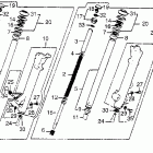 VT500FT Передние аммортизаторы