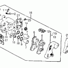 VT1100C Передний тормозной суппорт