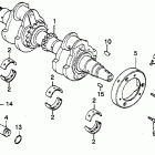 CB450SC Коленвал