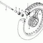 CT110 Переднее колесо