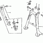 CB700SC Main stand @ side stand