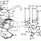 CB450SC Cylinder head cover  @ camshaft holder