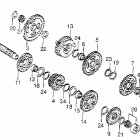 VF1100C Трансмиссия