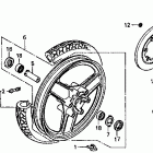 VF500F Переднее колесо