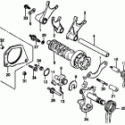VF500F Вилка переключения передач