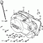 CB450SC Крышка картера правая