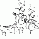 VF700C Коленвал и поршни