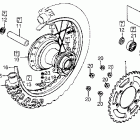 CR250R Rr. wheel 84-86