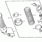 CB700SC Задний амортизатор