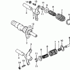 CT110 Распредвал и клапана