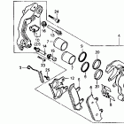 VFR750F Передний тормозной суппорт