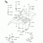 Mojave 250 (KSF250-A14) Заднее крыло