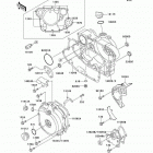 Mojave 250 (KSF250-A14) Крышки двигателя