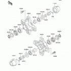 Mojave 250 (KSF250-A14) Переднее колесо