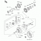 Bayou 300 (KLF300-B13) Коленвал