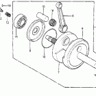 XL80S Коленвал и поршни