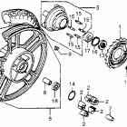 VF500C Заднее колесо