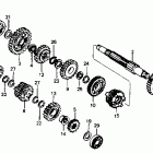 XR200R Transmission 84-85