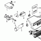 CB650SC Left side cover @ igniter unit